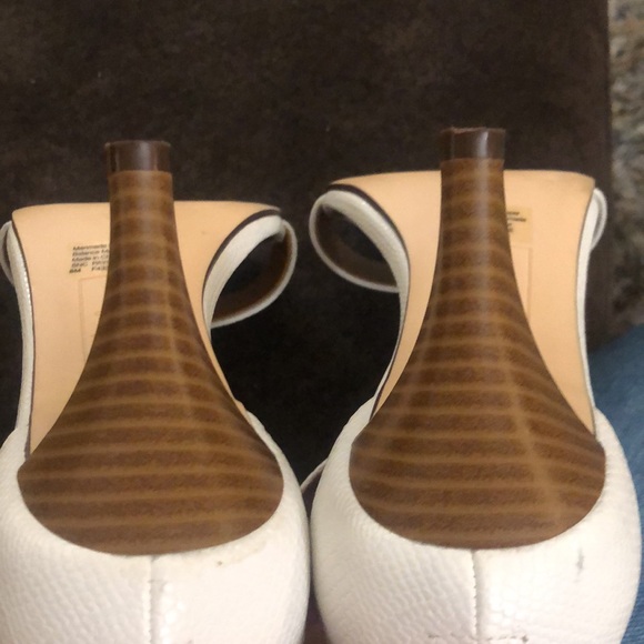 Style & Co Paycee White Heels 8M - Picture 12 of 15